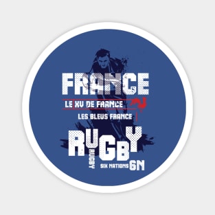 France Rugby Fan Memorabilia Les Bleus Magnet